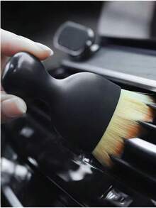Versatile Car Detailing Brush - Soft, Non-Slip Grip For Interior Cleaning, Air Vents & More - Durable Dust Removal Tool, For Return School