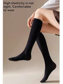 Vớ nén unisex, áp suất 15-20 mmHg, hỗ trợ tốt nhất cho chạy bộ, đạp xe và các môn thể thao khác. Vớ nén thể thao màu trơn và vớ co giãn chạy bộ, quấn quanh bắp chân. - Nhiều màu - Xem 11