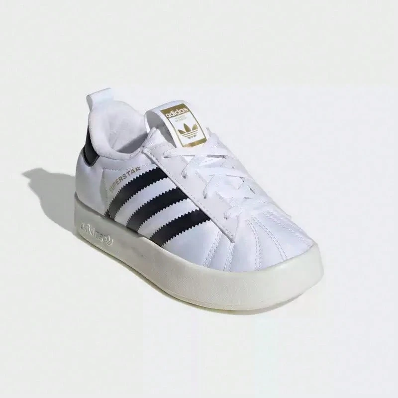 Adidas Clover Children's Shoes SUPERSTAR Versatile, Comfortable, Simple And Casual Sneakers - Black and White - View 1