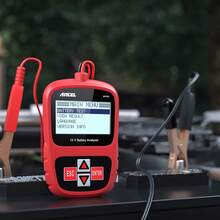 ANCEL BST200 Car Battery Tester 12V Battery Load Tester 100-1100 CCA Automotive Digital Analyzer Tester Bad Cell Load Test Tool For Car Truck SUV Motorcycle Boat Marine Vehicles - Đỏ - Xem 7