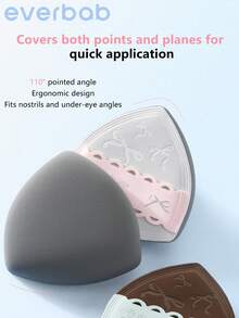 Everbab Soft Dual-Use Air Cushion Powder Puff Set - Red - View 8