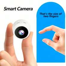 1个/2个1080P高清智能迷你无线网络摄像头，支持2.4G WiFi，广角监控和远程查看，家用安防监控摄像头