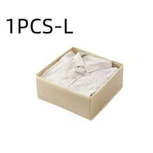 1/3pcs Reinforced Non-Woven Fabric Storage Box, Drawer Small Box, Wardrobe Folding Storage Box, Underwear Storage Box, Desktop Organizer Box