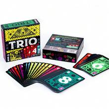 Trio – Một trò chơi bài vui nhộn và sáng tạo để tìm các cặp và tạo thành bộ ba với 36 lá bài và 2 chế độ chơi: Đơn giản và Hấp dẫn. Hãy cùng gia đình hoặc bạn bè đoán vui vẻ! Trò chơi bài tiếng Tây Ban Nha - Bộ ba - Xem 9