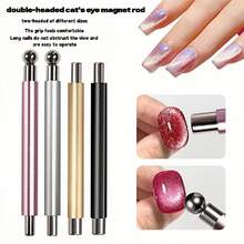 2 Pieces Double-Sided Magnetic Cat Eye Nail Art Tool, Smooth Surface With Glossy, Suitable For Gel Nail Polish Design In Various Colors. Nail Magnet, Tool, Magnetic Nail Tool, Nail Accessory, Professional Nail Accessory, Fashion Tool, Precise Design, Sturdy Structure, Nail Accessory, Nail Technician, Nail Artist, Female Nail Art, Valentines Day Gift, Female Gift, - Multicolor - View 10