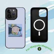 Coque de téléphone de type fantaisie de la famille d'animation compatible avec iPhone 17, 16, 15, 14, 13, 12, 11, Plus, Pro, Max avec charge sans fil magnétique MagSafe. Coque compatible avec iPhone 17, 17 Pro, 17 Pro Max - z4 - Voir 11