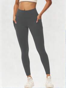 3-Piece Set Of High Waisted Comfortable Women's Yoga Pants, Autumn And Winter Sports Leggings, Outdoor Sports Pants Suitable For Autumn And Winter, Suitable For Sports And Outdoor Running, Leggings - 彩色 - 查看 5