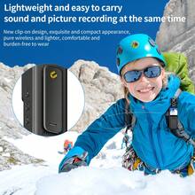 180° Camera, 4K Single Lens, 1.3-Inch HD IPS Display, Wireless Smartphone Connectivity, LED Fill Light, Full-Color Night Vision, Dual-Use Day/Night Operation-Ideal For Motorcycles, Winter Sports, Vlogging, Adventure Gear, Stylish Capture, Ruggedly Durable Design. - màu đen - Xem 5