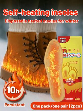 1/3/6 Pairs, Self-Heating Insoles, Warming Patches, Heating Patches, Long-Lasting Constant Temperature, Rapid Heating, Breathable Non-Woven Fabric, Invisible And Portable, Multi-Purpose, Winter Essential, Must-Have For Outdoor Activities, Unisex, Can Be Used In Multiple Scenarios And On Multiple Body Parts.