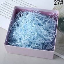 1000g Raffia Paper Gift Box Filler, For Birthday, Party Gift Box Filling, Colored Shredded Paper Filler, Gift Wrapping Crinkle Paper Shreds, Creative Padding Grass, Craft Shred, Gift Box Wrapping Packing Filling, Suitable For Wedding, Valentine's Day Party Decoration, Fragile Gift Protection And Anti-Damage Filling Material - 彩色 - 查看 18