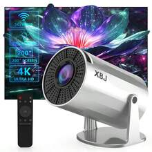 GAWFOLK Proyector Cine En Casa,High Definition 4K Projector With Bluetooth And Adjustable 180 ° Projection Angle. Compact & Portable Mini Projector Complimentary Remote Control,Projector Screen,Supports 2.4G+5G WIFI6 Ultra Fast And Delay Free Projection With Dual WIFs On The Same Screen, 1280 * 720P Proyector, Supporting Projection In Various Occasions Such As Home, Cinema, Outdoor, Parties, Etc  Tv Projector  Proyector Portatil Proyector Astral - Xem 10