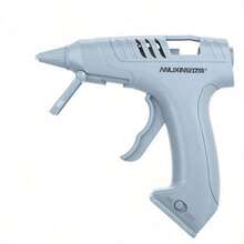 Pistola per colla a fusione a caldo senza fili, pistola per colla ricaricabile USB senza fili, con 10 stick di colla, adatta per artigianato fai-da-te, riparazioni domestiche di arte e casa