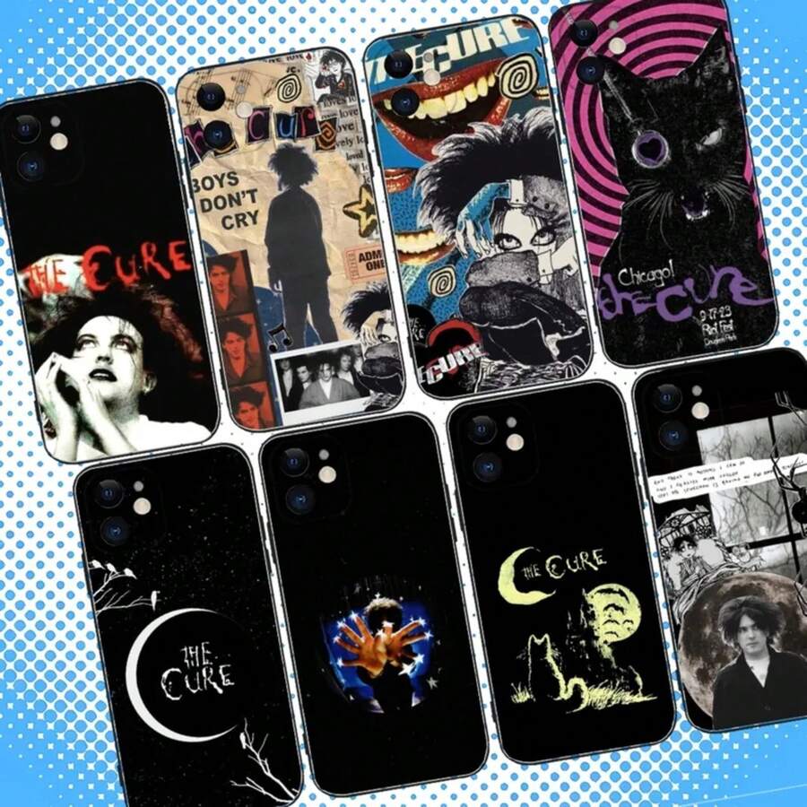 The Robert C-CureS Smith Phone Case For 16,15,14,13,12,11,Pro,Max,Plus,X,XS,XR,SE,8,7,Mini,Soft Silicone Black Case.Christmas Accessories.Fashion Phone Cases.'s Best-Selling Phone Cases. Hot-Selling Phone Cases. Case. Limited-Time Discount. Christmas Phone Case. Novelty Cases. - z8 - 查看 1