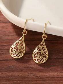 1 Pair Teen Elegant Drop Earrings For Daily Decoration For Party Jewelry Birthday Gift
