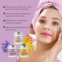Hoygi Tallow Gently Moisturizer Cream Lavender Extract Deep Hydration Locks In Skin Moisture Relieve Dryness Soothe Skin Softening Nourishing Body&Face Care Cream - 紫色 - 查看 10