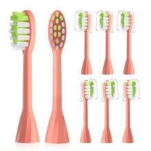 8 đầu bàn chải đánh răng điện thay thế, tương thích với dòng Philips One Series HY1100/HY1200 - Nhiều màu - Xem 8