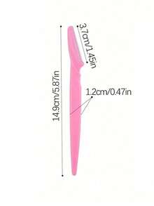 1/10/20/30 PCS Bottled Eyebrow Trimmers, Body Hair Removal Trimmers And Facial Eyebrow Shavers, For Eyebrow Trimming, Precise Exfoliation And Peeling Tools, Eyebrow Trimmers, Manual Eyebrow Trimming Tools, Beauty Tools, Eyebrow Trimming Tools, Eye Makeup Tools - Pink - View 7