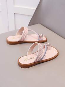 New Summer Children Casual Flat Sandals For Daily Wear - Baby Pink - View 6