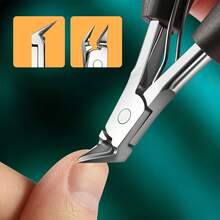New High-Quality Stainless Steel Eagle Beak Pliers - Versatile Portable Ingrown Toenail / Onychomycosis Specialized Thick & Hard Nail Clipper, Sharp & Durable Manicure Essential Tool - Black - View 5