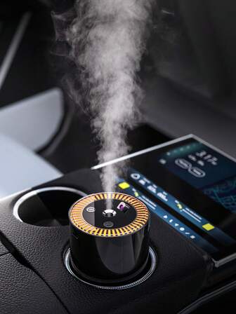 Smart bildoftdiffusor uppladdningsbar bilfräschare luftdiffusor bilaromaterapimaskin luftutloppsfräschare bil elektrisk aromlukt hem billuftfräschare stationär liten hushållsbärbar förångare med stjärnhimmelljus tom flaska inredningstillbehör billuftfräschare molndimma med rgb-ljus bilinredning luktborttagare