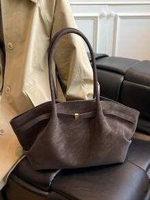 Nouveau sac à main de mode pour femmes  mat rétro haut de gamme, sac à bandoulière, édition spéciale multifonctionnelle, élégant, spacieux, durable, léger, polyvalent pour le travail, les voyages, les affaires, grand sac fourre-tout pour les cosmétiques - Multicolore - Voir 14