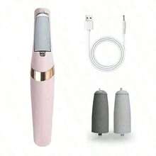 1 Foot Dead Skin Remover, Foot, Electronic Foot File, Electronic Foot File, Household Exfoliating, Rechargeable Foot Callus Remover Foot File, Professional Foot Care Kit Dead Skin Remover Foot Massager, - 彩色 - 查看 6