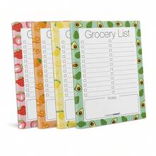 1/4 Packs Fruit Magnetic Notepads For Fridge - Shopping, To-Do List, Reminders, Grocery List Pads -Strong Magnetic Back, Weekly Planning Food Organizer/ Tear-Off Notepad Hanging Checklist For Fridge School Supplies - Random 1 Pad/30 Sheets - View 11