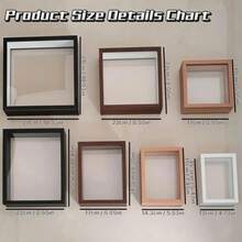 1pc Hollow Decorative Photo Frame, Can Be Placed Horizontally Or Vertically, Suitable For DIY Crafts, Dried Flowers, Photos, And Gifts For Birthdays, Weddings, Anniversaries, Graduations, Valentine's Day, Mother's Day, Etc. - Frame Only | Classic Frame