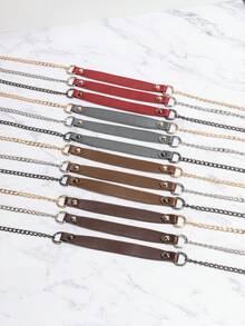 女士金属链肩带，可调节斜挎包配件