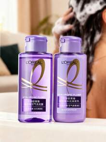 L'Oreal Hyaluronic Acid Shampoo And Conditioner Set , Water Plump Collection For Hydrated Scalp And Weightless Softness - Golden Purple - View 1