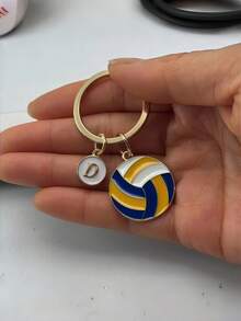 Personalized Volleyball Keychains – A Perfect Christmas And Thanksgiving Gift For Players. - Volleyball Alphabet Suit - View 16