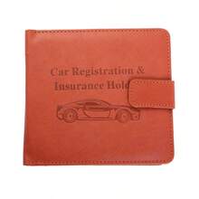 PU Leather Car Document Folder With Card Slots – Vehicle Registration And Insurance Wallet – 8 Colors Festival Graduation Teacher Appreciation Gifts Birthday Gift Mother Gifts Mothers Day Gift Holiday Essentials Graduation Gifts Cute For Women Card Wallet Travel Essential - Multicolor - View 11