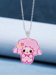 1pc Cute Cartoon Sanrio Hello Kitty Pendant Necklace, Fashionable Jewelry, Suitable For Daily Wear - Multicolor - View 14