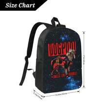 2025 New Deadpool & Wolverine Dogpool  Large-Capacity Backpack Wear-Resistant And Dirt-Resistant Fabric, Ergonomic Shoulder Straps That Fit The Shoulders, Adjustable Wide Design, Easily Fits 15-Inch Laptops, Suitable For Travel And Daily Use. - 黑色 - 查看 4