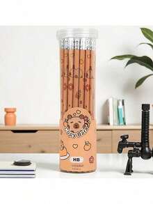 12pcs Boxes Of Pencils/30pcs Bucketbarrels Of Pencils, Capibala Pencils, Capybara Patterns, Essential Tools For Illustrators To Keep Accounts, Suitable For Scene Offices, Painting And Accounting Creation, As Well As Daily Gifts - Capybara Pencil - View 7