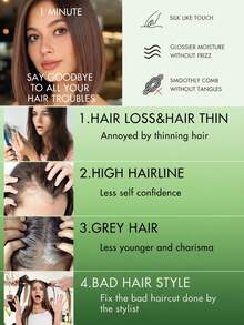 Women's Human Hair Topper Piece - Long Straight Dark Brown (16-18 Inch) Natural Look Hairpiece For Bald Spots & Thinning Hair - Multicolor - View 11