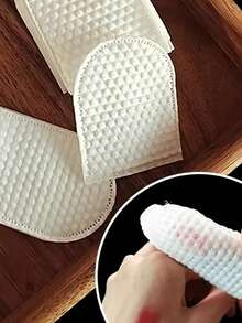 120 Soft U-Shaped Makeup Remover Pad Pads, Suitable For Face And Nails - Perfectly Removes Makeup And Nail Polish - Multicolor - View 2