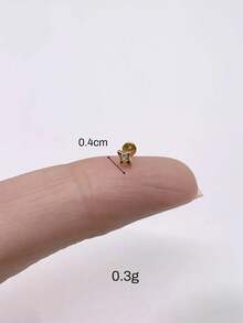 1pc 925 Sterling Silver Star Stud Earrings, Women's Earrings, Flat Ear Cartilage Studs, Suitable For Daily Wear, Wedding, Party, Engagement, Christmas Gift, Exquisite Jewelry