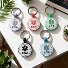 5pcs Silicone Dog Tag Set, Personalized Pet ID Tag, Quiet, Waterproof, Durable, Customizable Pet Name Plate - Multicolor - View 3