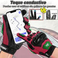 Guantes Proteccion para Motocicleta para Hombre y Mujer PZ05, Pantalla Tctil De Dedo, Guantes De Moto para Proteccin Completa - inicial - Ver 5