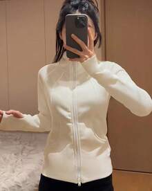 Women Sports Sweatshirts - White - View 3