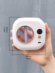 1 White Car Air Freshener Diffuser, Car Fragrance Accessories, Car Mounted Fragrance Machine With LED Atmosphere Light, Ultrasonic Atomization Car Mounted Air Purifier, Car Mounted Household Dual-Use, Mini Portable Wall Mounted, High Beauty USB Power Mute Operation, Necessary Car Supplies - White - View 11