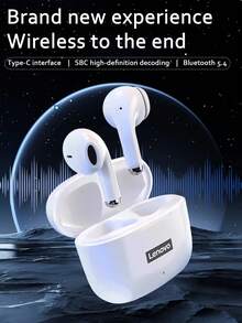 Lenovo Thinkplus LP40 Wireless Bluetooth 5.0 Sports Noise Cancelling Headphones (China Version) - Black - View 3