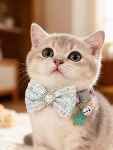 1 件装宠物围巾项圈 可调节颈围 猫项圈 狗项圈 宠物配件 宠物用品 - 彩色 - 查看 23