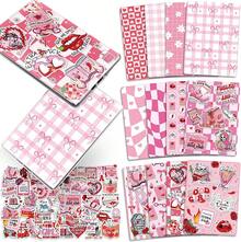 Insert Cardstock Paper For Kindle - 12Pcs Pink Bow Back Cover Inserts Decorating Accessories And 50Pcs Cute Stickers For Kindle E-Reader, Bookish Gift For Book Lover - Chủ đề cay - Xem 8