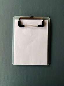 Carpeta de archivo con estilo, libreta de notas para estudiantes, bloc de notas con sujetapapeles