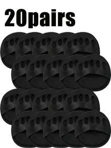 20/10/5/4/2/1 Pairs Forefoot Pads, Anti-Pain Moisture-Wicking Invisible Toe Socks - Multicolor - View 28