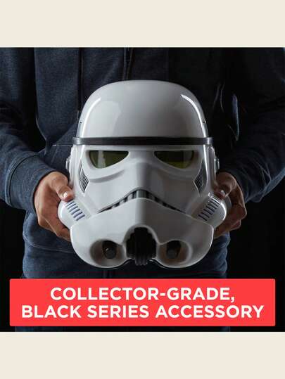 Hasbro STAR WARS - The Black Series Imperial Stormtrooper Premium Electronic Helmet, Electronic Voice Changer Helmet Roleplay, Marvel Merchandise, Officially Licensed, Cool Costume, Lmperial Stormtrooper