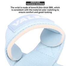 1 Set Fitness Dumbbell Weightlifting Silicone Palm,Fitness Ankle Strap For Leg,Weightlifting Wrist Straps, Gym Fitness Lifting Strap Wrist Support Sports Grip Band,Ankle Buckle Wristbands Training Set - Multicolor - View 7