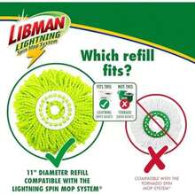 Libman Lightning Spin - Recambios para fregona - Caja de 2(default) - Multicolor - Ver 2